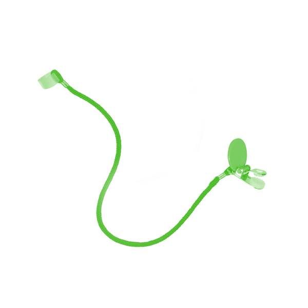 קליפס ילדים ירוק תנין פלסטיק- מכשיר אחד